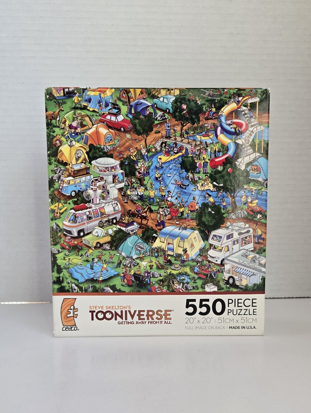 Tooniverse 550 Pc.Puzzle New "Getting Away from it All" Steve Skelton *READ*